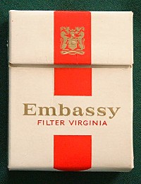 Embassy filter packet, 1970s