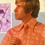 Shirt and matching and matching kipper tie, 1970