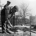 Building work paid well in the 1950s
