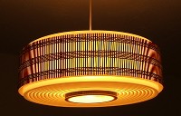 Late sixties lampshade, modern and ethnic