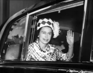 Queen Elizabeth II after her coronation on 2 June 1953