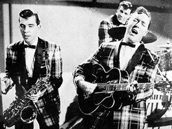 Bill Haley and his Comets (1955) (Wikimedia Commons, Mr. Klau Klettner)