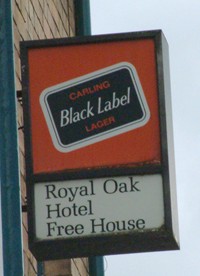 Carling Black Label, the first of the popular brands of lager to be sold in Britain