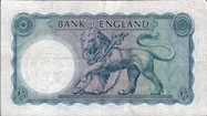 Five pound note, c1957 (image M. Veissed & Co)