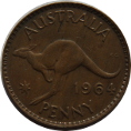 Australia, one penny 1964