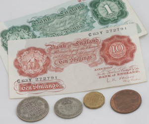 Pounds, shillings and pence