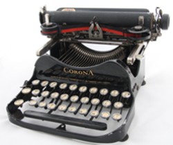 Corona 3 Portable Typewriter 1915