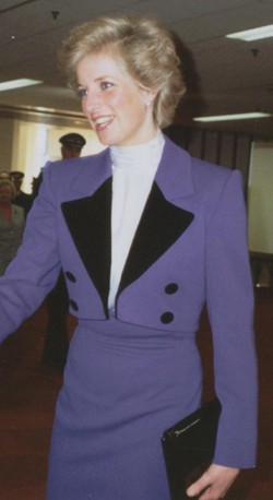 Princess Diana was a fashion role model in the 80s