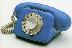 Tele 776 Compact Telephone, bright blue