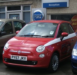 Retro car: Fiat 500