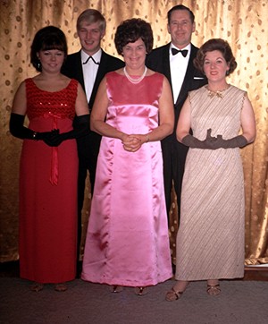 60's style evening dresses
